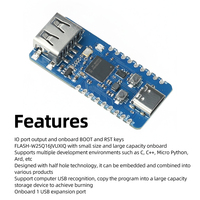 Carte de développement d'extension RP2350-USB-A, processeur microcontrôleur basé sur la carte de développement Raspberry Pi Pico 2, type C