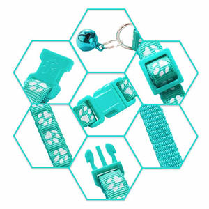 Gepersonaliseerde Grappige Leuke <span class=keywords><strong>Cartoon</strong></span> Footprint Verstelbare Hondenhalsband Met Bel Plastic Huisdieraccessoires Voor Honden Katten Puppy 'S - Product Image 4