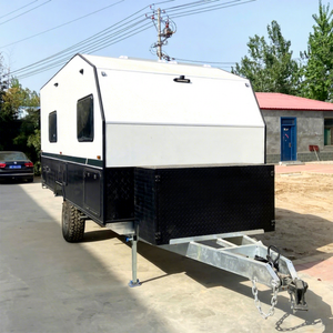 Camioneta con Remolque Ligero Estándar Australiano, Mini Caravana Plegable con Suspensión Independiente - Product Image 1