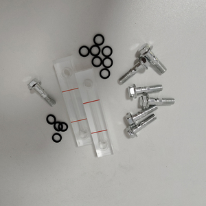 Jauge de niveau d'huile Manny YJ-080 avec fenêtre en verre pour système de lubrification de compresseur - Product Image 3