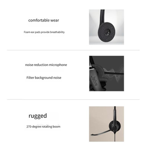 Casque <span class=keywords><strong>Jabra</strong></span> BIZ 1500 Duo <span class=keywords><strong>QD</strong></span> pour centre d'appels et opérateurs de service client, réduction active du bruit, son de qualité studio, tactile, supra-auriculaire - Product Image 5