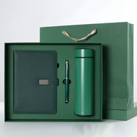 Ensemble cadeau promotionnel d'entreprise de haute qualité avec logo personnalisé, coffret cadeau d'affaires de luxe, stylo, carnet pour employés, clients, salon professionnel