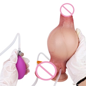 ORALSX Inflatable Squirting <b>Dildo</b> Silicone Realistic Penis Fantasy Ejaculation <b>Dildo</b> Wholesale Female Masturbator Adult Sex Toys - Product Image 5