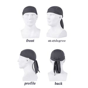 مخصص في الهواء الطلق ركوب الدراجات ركوب القراصنة القبعات الجملة الدراجة القراصنة خوذة الحجاب القبعات Durag - Product Image 6