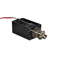 DC 24V 0.8A 10mm 19.2W Slag Open Frame Push-Pull Elektromagneet Solenoïde Spoel Zacht Magnetisch Materiaal CE Gecertificeerd Game Power-on