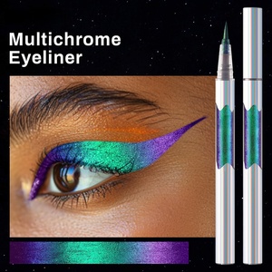 Delineador de Ojos en Gel Duocromático al por Mayor, Lápiz Delineador de Ojos Camaleón Suave, Delineador de Ojos Cromático de Larga Duración, Resistente al Agua y de Alta Pigmentación - Product Image 2