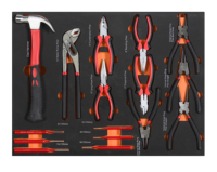 Caja de Herramientas Profesional con Ruedas y 7 Cajones, Carro/Armario/Cofre de Almacenamiento para Juego de 273 Herramientas