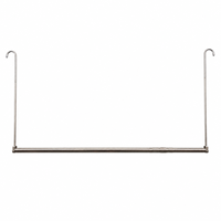 Séchoir à linge télescopique rotatif simple en acier inoxydable, design détachable, pour balcon et armoire, séchage moderne des pantalons