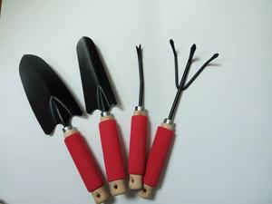 Ensemble d'outils de jardinage manuels pour enfants : éponge, <span class=keywords><strong>pelle</strong></span> à manche en bois, râteau, <span class=keywords><strong>pioche</strong></span>, fourche, mini et petits outils - Product Image 6