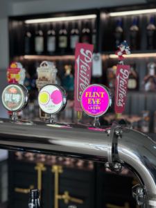 Logotipo personalizado 3D redondo acrílico Torre Fisheyes lente barra calcomanías pegatinas cerveza grifo insignias sol grifo calcomanías - Product Image 4