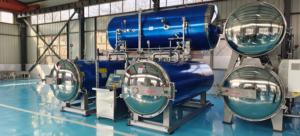 Machine de stérilisation des aliments en autoclave à immersion dans l'eau Paquet de ketchup de sacs sous vide flexibles Machine à cornue pour emballage alimentaire - Product Image 5