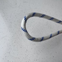 Cordon Prusik en nylon de 9 mm, boucle Prusik pré-cousue œil-à-œil 12KN pour l'escalade et le sauvetage