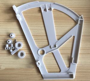 Modèle GQK en plastique ABS, cadre de vidange dissimulé, plaque rabattable, simple/double couche, ouverture centrale, gain de place, installation facile - Product Image 6