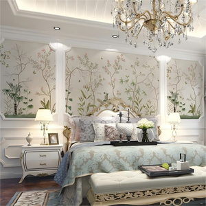 <span class=keywords><strong>Papel</strong></span> Tapiz Premium con Diseño de Aves <span class=keywords><strong>y</strong></span> Ramas de <span class=keywords><strong>Flores</strong></span>, Mural Clásico de Estilo Vintage con Temática Natural para Decoración de Paredes Interiores del Hogar <span class=keywords><strong>y</strong></span> Sala de Estar - Product Image 6