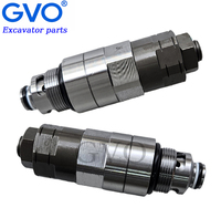 Vanne de sécurité auxiliaire GVO 270-080000, distributeur de pression, vanne de sécurité hydraulique, vanne de commande, pièces d'excavatrice