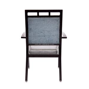 Sillas de restaurante con reposabrazos tapizado de <span class=keywords><strong>centro</strong></span> de enfermería apilable de aluminio - Product Image 5