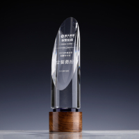 Nom personnalisé gravé K9 cristal trophée prix Plaque support sport sport tasse modèle bois Base métal Support verre plaqué Souvenir