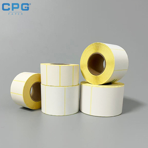 OEM Custom 100x150mm Thermal Barcode Label Roll High Adhesive Strong Stick Logistics Shipping Sticker Bulk Order - Product Image 1