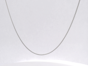 Graceful Unisex Minimalist Basket Mold White Pt950 Floral <b>Frame</b> Link Chains Necklace for Bridal Gift Occasions - Product Image 3