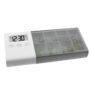 Xách Tay 7-Ngày Thuốc Hộp Lưu Trữ Mini Nhựa Y <span class=keywords><strong>Container</strong></span> Với Báo Động Hàng Tuần Dễ Dàng Mở Tổ Chức Cho Du Lịch - Product Image 2