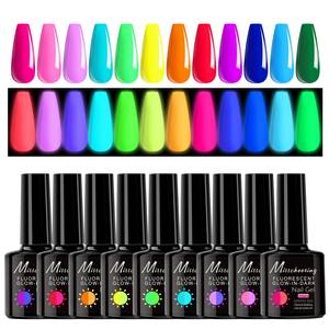 Misscheering 7,5 ml Gel fluorescente esmalte de <span class=keywords><strong>uñas</strong></span> Vernis verano neón Semi permanente UV Gel barniz <span class=keywords><strong>uñas</strong></span> arte manicura para <span class=keywords><strong>uñas</strong></span> - Product Image 2