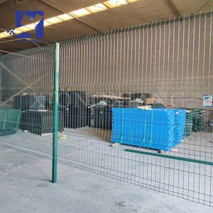 Clôture en treillis soudé revêtu de PVC de haute qualité / Clôture en treillis soudé incurvée 3D / Panneaux de clôture en treillis soudé galvanisé pour jardin - Product Image 3