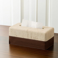 Porte-mouchoirs et boîte de rangement de style Wabi-Sabi, créatif, haut de gamme, luxe léger, distributeur de serviettes en papier