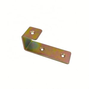Support de support d'angle en forme de L en métal de haute qualité connecteur de support fixe de Code d'angle de zinc jaune - Product Image 1