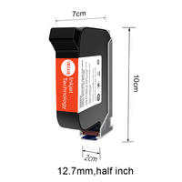 Cartouche d'encre WECARE Fast TIJ Dry Noir/Bleu/Rouge/Jaune/Vert/Violet/Blanc, remplacement adapté pour Videojet WLK660081A
