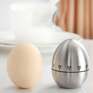 Temporizador Mecánico Visual de Acero Inoxidable de 60 Minutos para Cocina, Ideal para Cocinar Huevos - Product Image 3