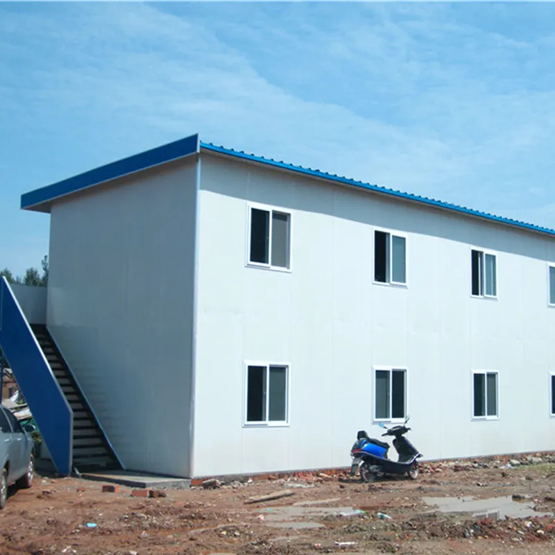 Okprefab Casas de contenedores de oficina portátiles a prueba de agua 40 pies Casa prefabricada de lujo Kits para el hogar