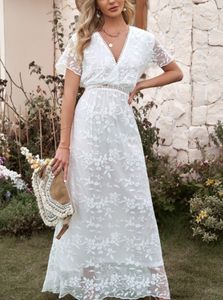 Bonito vestido de verano para mujer, tela de encaje de verano para boda y fiesta, vestido de noche para mujer africana - Product Image 3