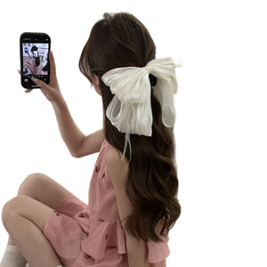 Pinza de Pelo con Lazo Grande, Elegante y de Alta Calidad, Estilo Dulce y Lindo para Mujer, Venta al por Mayor de Joyería de Moda - Product Image 5