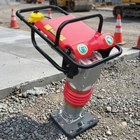 Pilonneuse électrique 3KW WS-125/130, Pilonneuse à impact pour la construction, Moteur 220V/380V, Compacteur de sol robuste 75kg