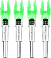 Embouts lumineux LED HT G pour flèches (plastique) - Flèches de tir à l'arc avec activation par cordage de l'arc, lot de 4