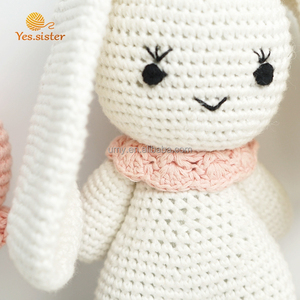 Bebé al por mayor juguetes 100% hecho a mano pulsera <span class=keywords><strong>de</strong></span> ganchillo juguete Amigurumi Bunny, regalo - Product Image 5