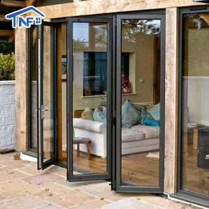 Externe Wasserdichte Aluminium-Falttür Horizontale Akkordeon-Bifalttür - Product Image 1