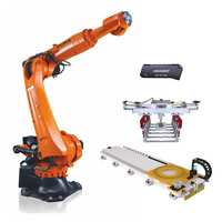 Robot industriel KUKA KR360 R2830 FORTEC, charge utile de 360 kg, longueur de bras de 2830 mm, répétabilité de 0,04 mm, manutention lourde, PLC