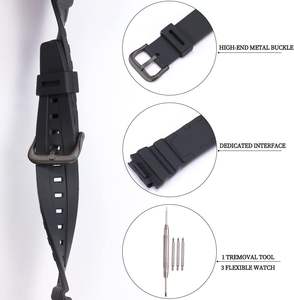 Lionorm Sport <span class=keywords><strong>Bracelet</strong></span> de <span class=keywords><strong>montre</strong></span> étanche pour <span class=keywords><strong>Casio</strong></span> AE-1300 W-800H Montres pour hommes <span class=keywords><strong>Bracelet</strong></span> de <span class=keywords><strong>montre</strong></span> de remplacement en résine TPU - Product Image 2