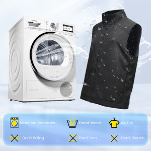 Rung Động Và Nhiệt Massager Wetsuit Sợi Carbon Miếng Đệm 5 Khu Săn Bắn Sưởi Ấm Vest Với Pin - Product Image 6