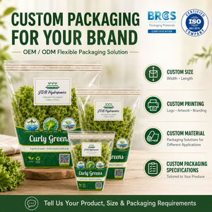 Sacs trapézoïdaux personnalisés en LDPE anti-buée pour légumes verts et fruits, vente en gros - Product Image 6