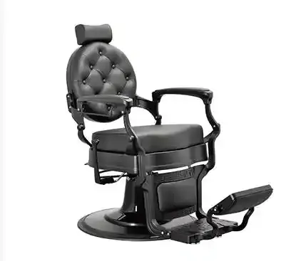 Hochey tıbbi Retro Metal berber sandalyeleri Salon mobilya uzanmış kuaför güzellik saç Vintage Silla De Hairdressing quero