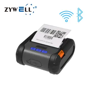 Portable bluetooth thermal label maker printer for clothing, jewelry, retail, mailing, barcode printer