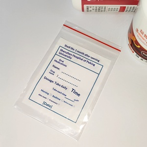 Op maat gemaakte, beschrijfbare, hersluitbare ziplock verpakkingen voor medicijnen, geschikt voor interne westerse <span class=keywords><strong>capsules</strong></span> & orale medicijnen (wegwerpbaar) - Product Image 4