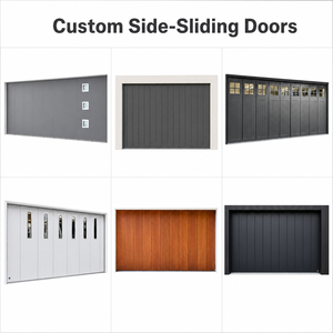 Portes <span class=keywords><strong>de</strong></span> <span class=keywords><strong>garage</strong></span> sectionnelles coulissantes latérales électriques modernes en alliage d'aluminium haute résistance, automatiques, horizontales, durables, prix usine - Product Image 2