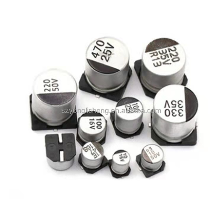 На складе SMD алюминиевый электролитический конденсатор 6,3x7,7 мм 10 В 330UF