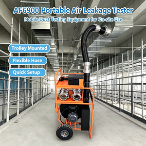 Probador Portátil de Fugas de Aire en Ductos AF6900, <span class=keywords><strong>Máquina</strong></span> de Prueba de Hermeticidad de Ductos de Ventilación HVAC para Aceptación en Obras de Construcción - Product Image 5