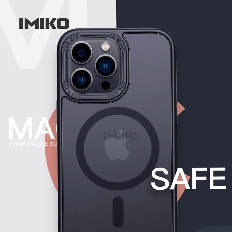 IMIKO New Magsafing magnetic Shockproof frosted cover New case for apple iphone 12 13 14 pro max magsafes
