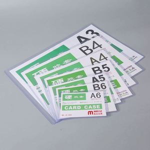 Porte-carte d'identité personnalisé en PVC acrylique de haute qualité, étui rigide transparent de protection pour le sable et le ciment, différentes tailles - Product Image 5