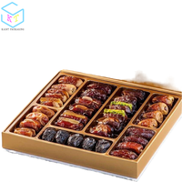 Boîte cadeau en métal pour chocolats et dattes du Ramadan et de l'Aïd, emballage pour les musulmans